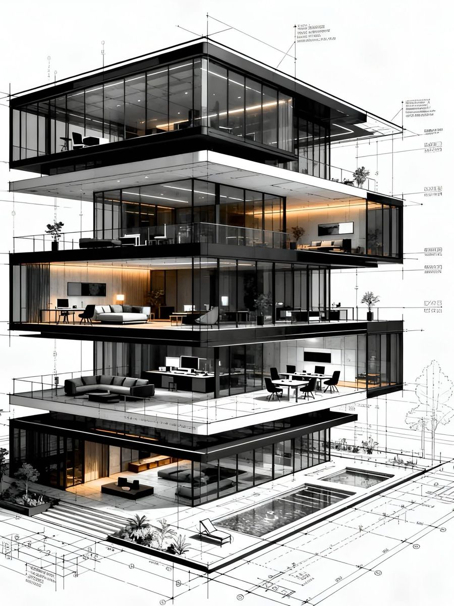 Residential Architecture, architecture, Oakville